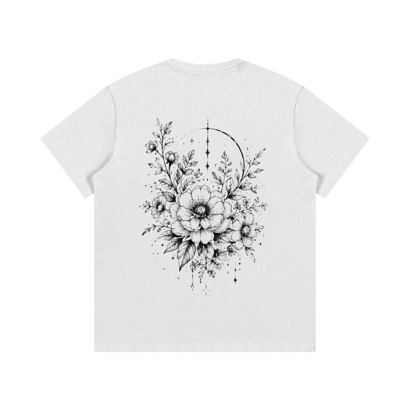Starlight Bloom Cotton T-shirt