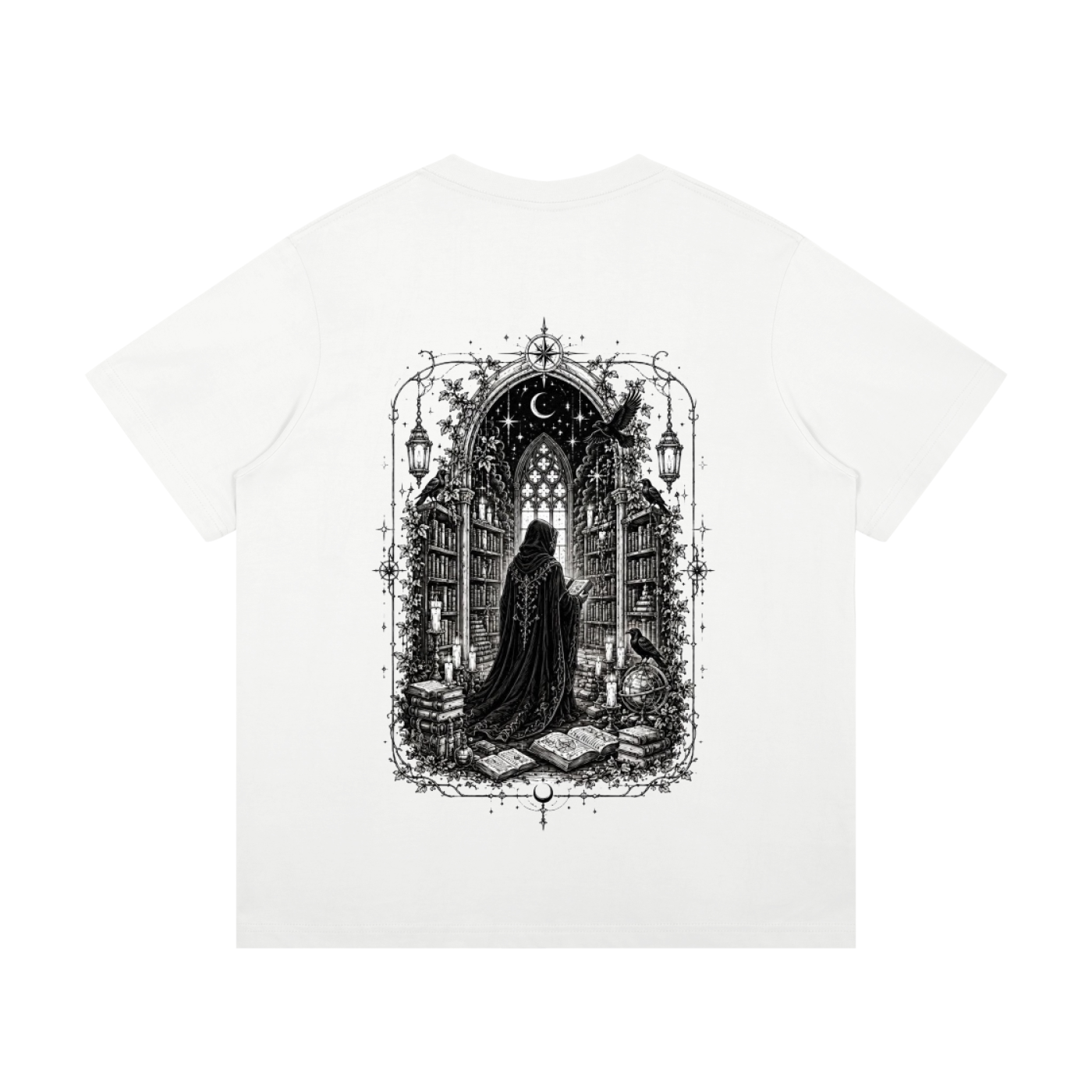 The Last Librarian Cotton T-Shirt ODMPOD