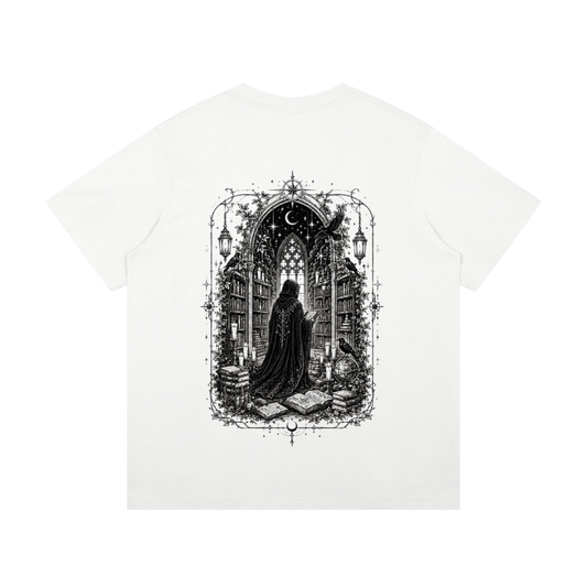 The Last Librarian Cotton T-Shirt ODMPOD