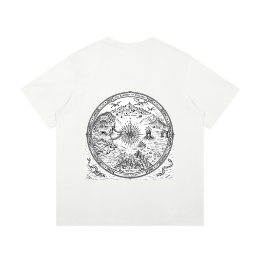 The Cartographer of Lost Worlds Cotton T-Shirt ODMPOD
