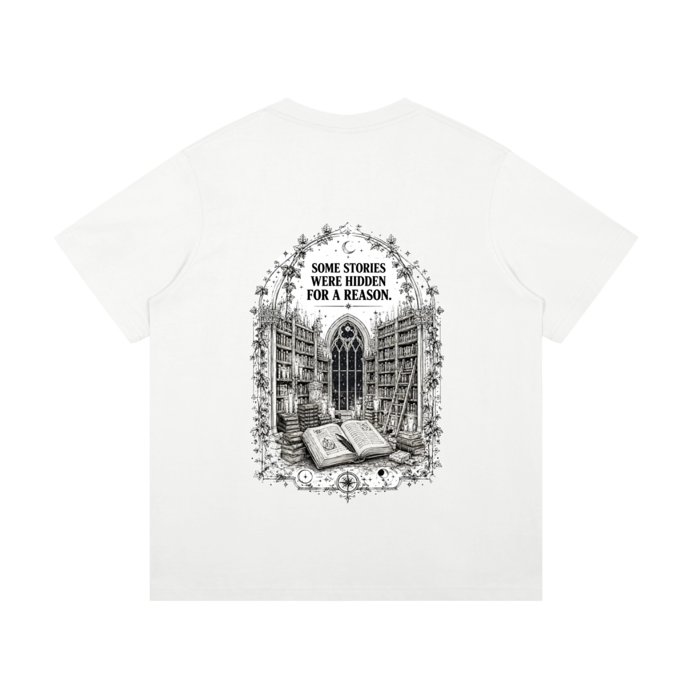 The Keeper of Forgotten Tomes Cotton T-Shirt ODMPOD