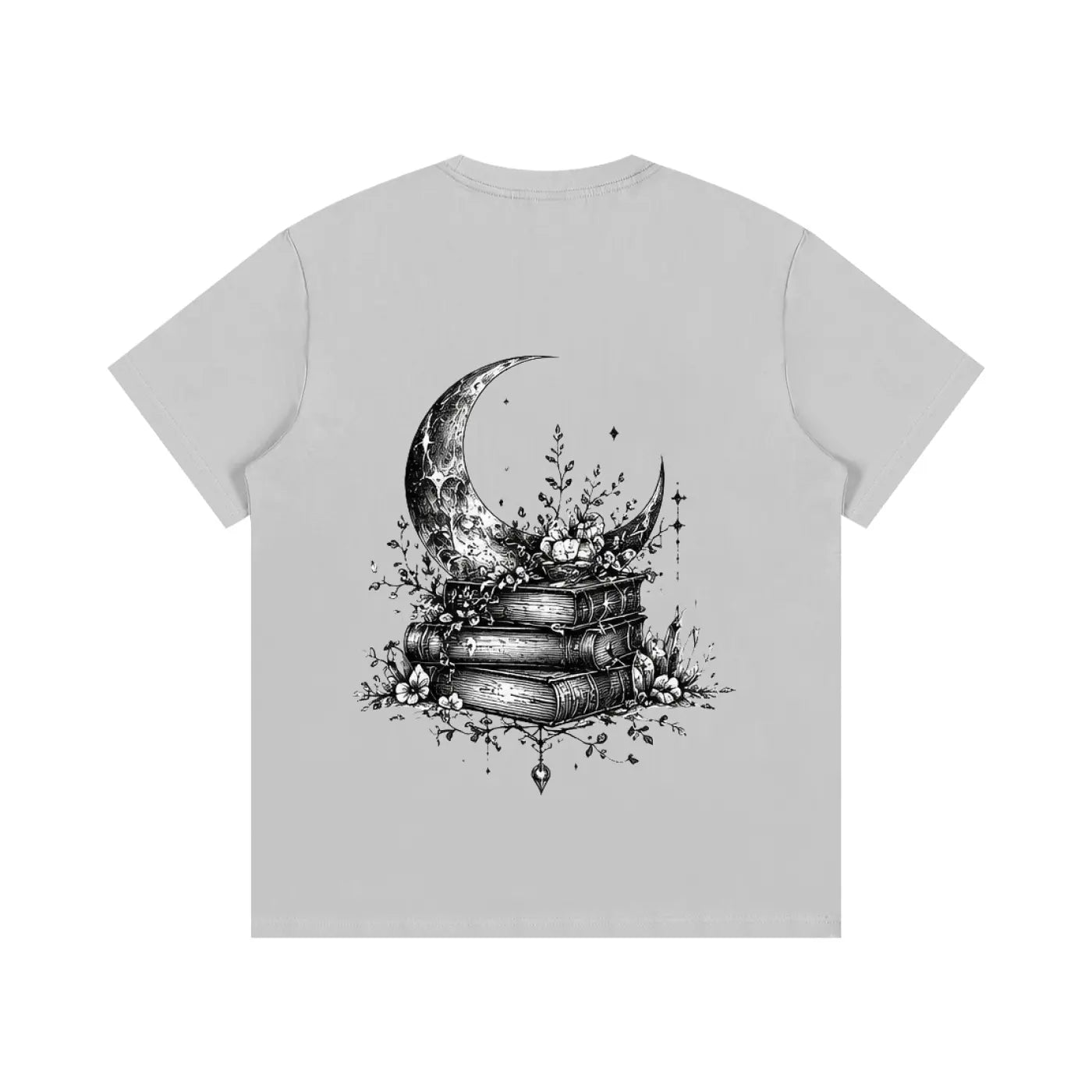 Moonlight Library Cotton T-shirt ODMPOD