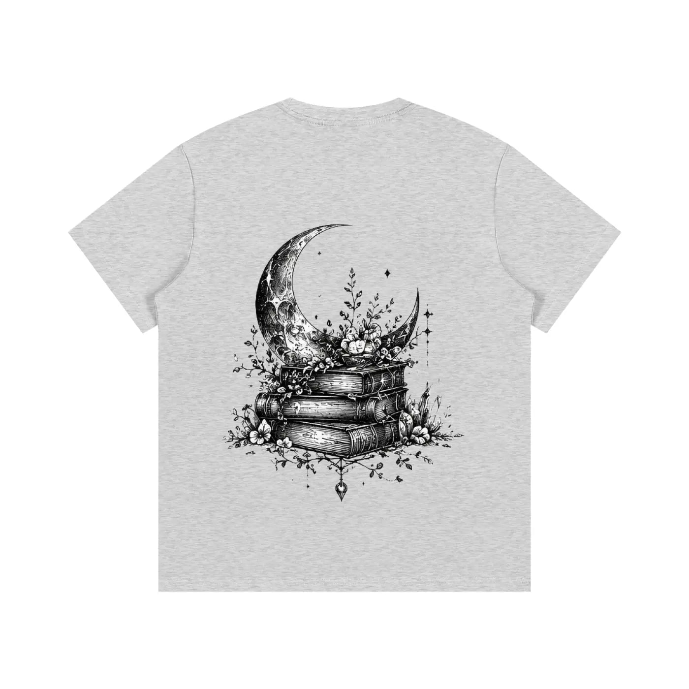 Moonlight Library Cotton T-shirt ODMPOD