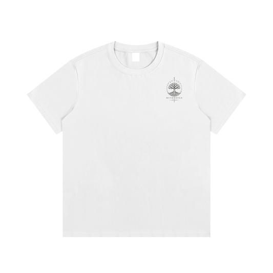 Roots of Yggdrasil (White) Cotton T-Shirt